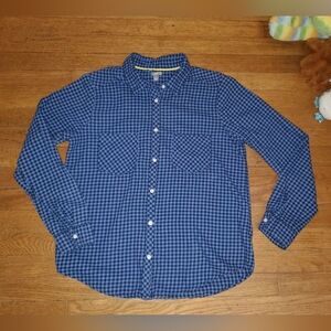 Aerie Blue Flannel Shirt